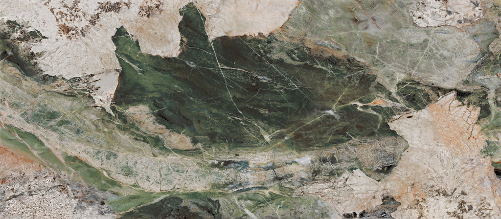 48"x110" Moss Teal Polished Rectified 6MM