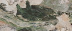 48"x110" Moss Teal Polished Rectified 6MM
