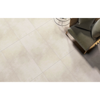 24"x48" Vista Bone Antislip Rectified Matte Porcelain Tile