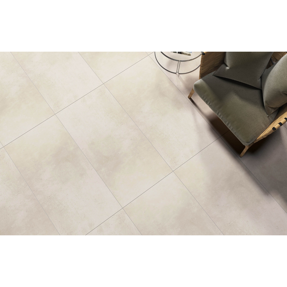 24"x48" Vista Bone Antislip Rectified Matte Porcelain Tile