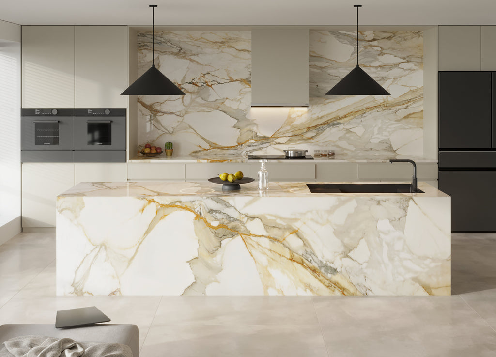 64"x 128" Antique Beige Porcelain Slab
