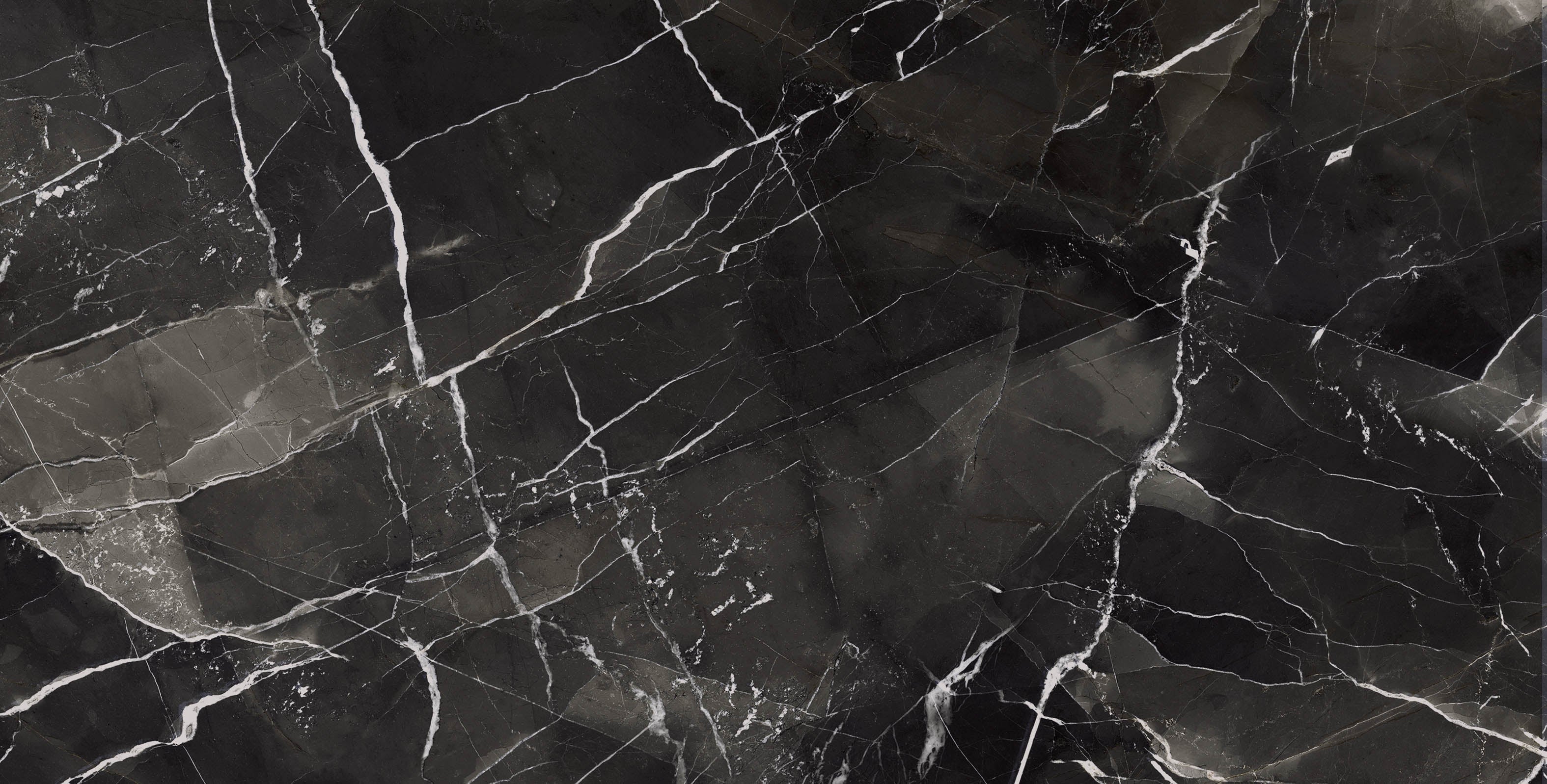 24x48 Black Calacatta Crystal Rectified Polished