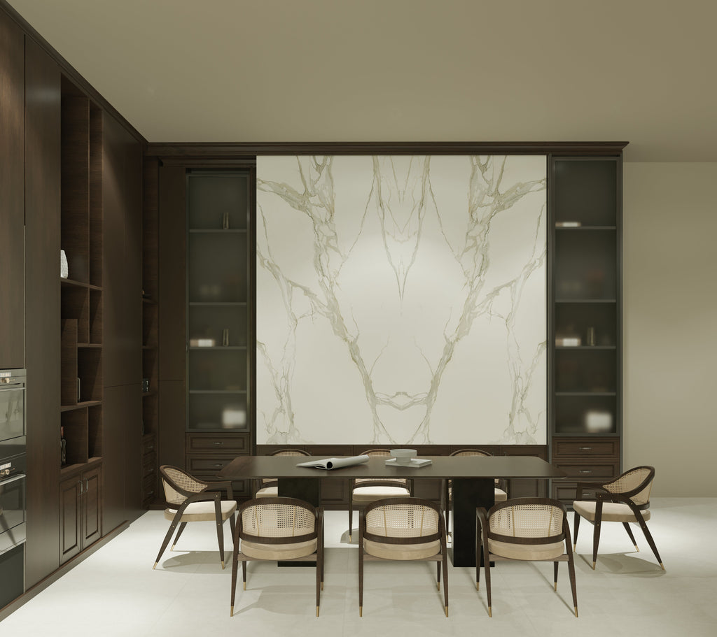64"x 128" Calacatta Gold Bookmatch Porcelain Slabs