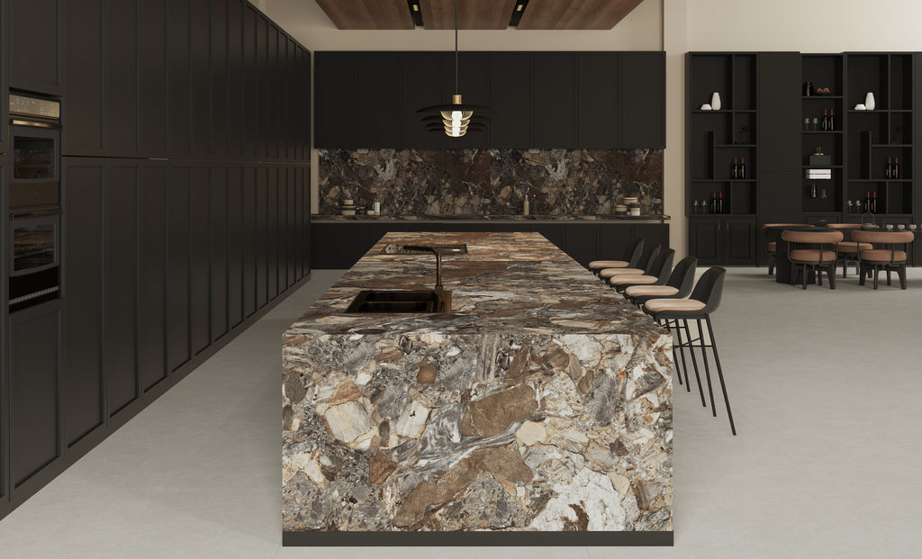 64"x 128" Chesnut Porcelain Slab