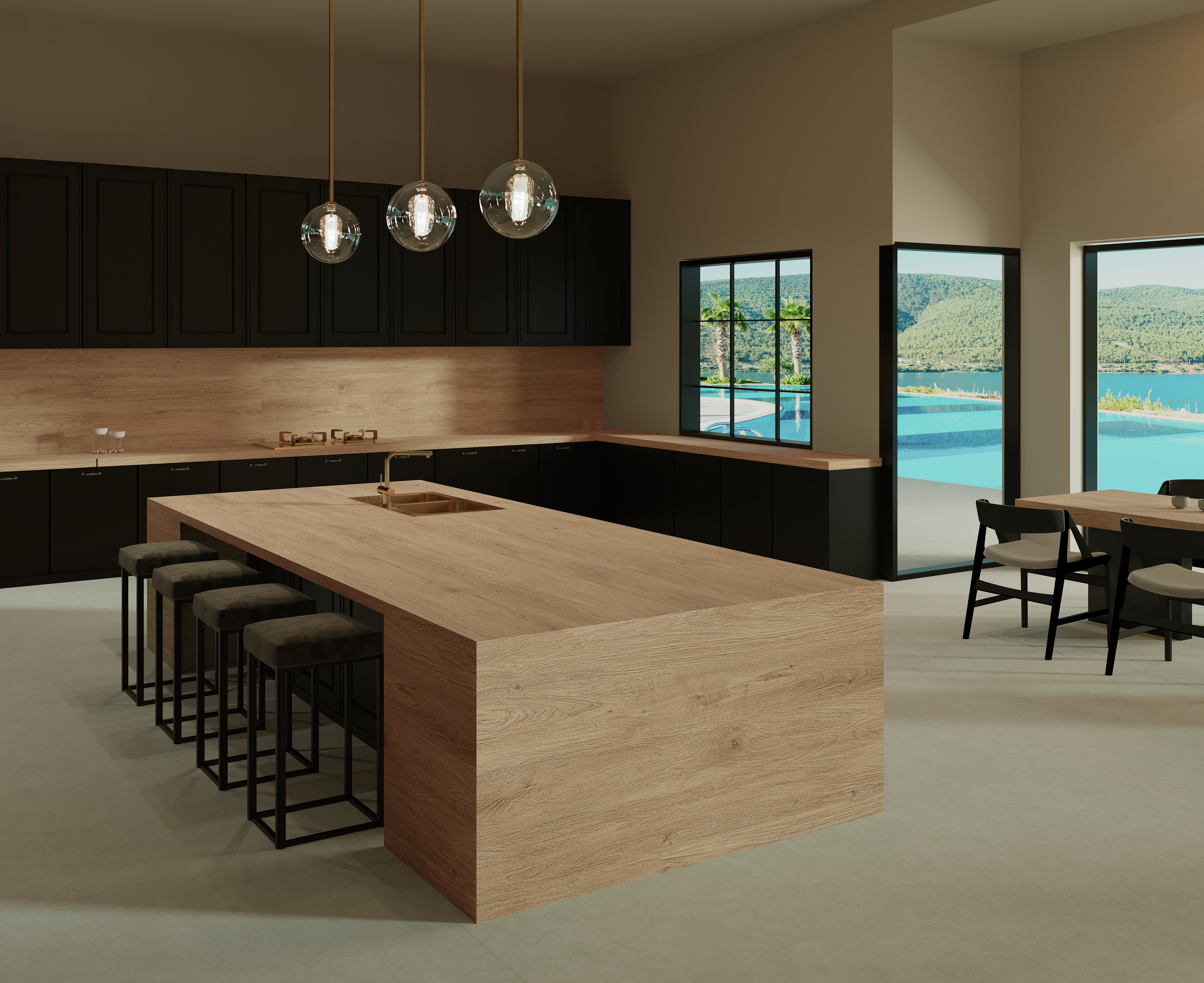 Crosswood Oak Porcelain Slab