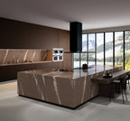 64"x 128" Golden Noir Porcelain Slabs
