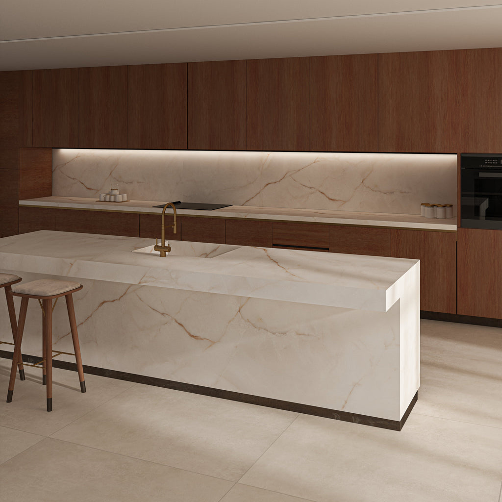 64"x 128" Lia Onyx Porcelain Slabs