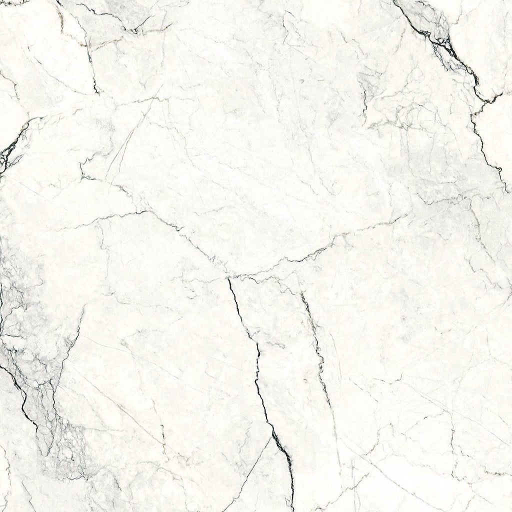 64"x 128" Line White Porcelain Slab