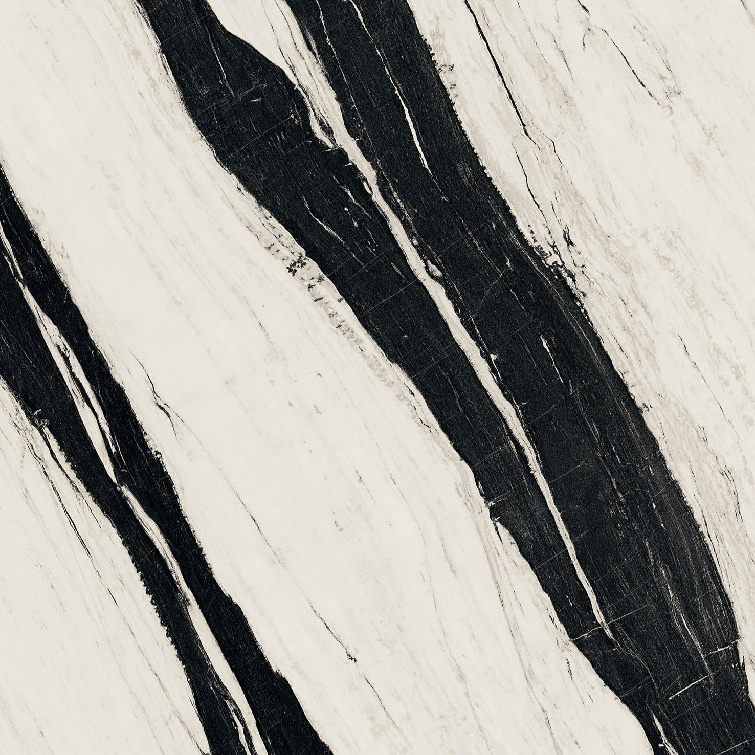 64"x 128" Panda White Porcelain Slab
