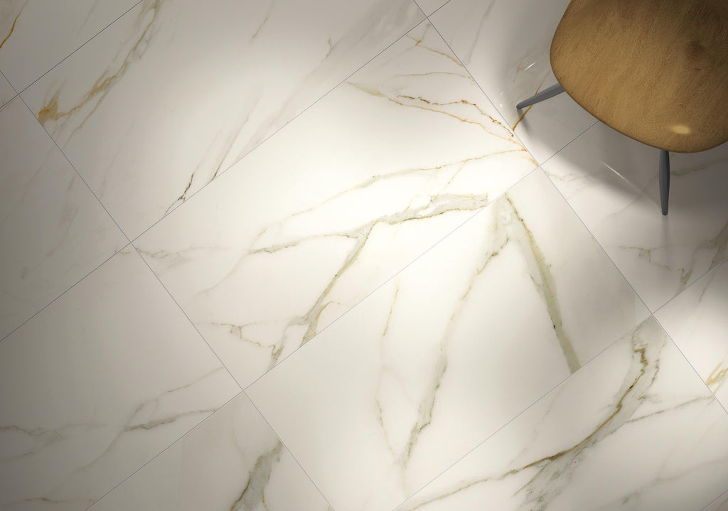 24"x48" Royal Calacatta Rectified Polished Porcelain Tile