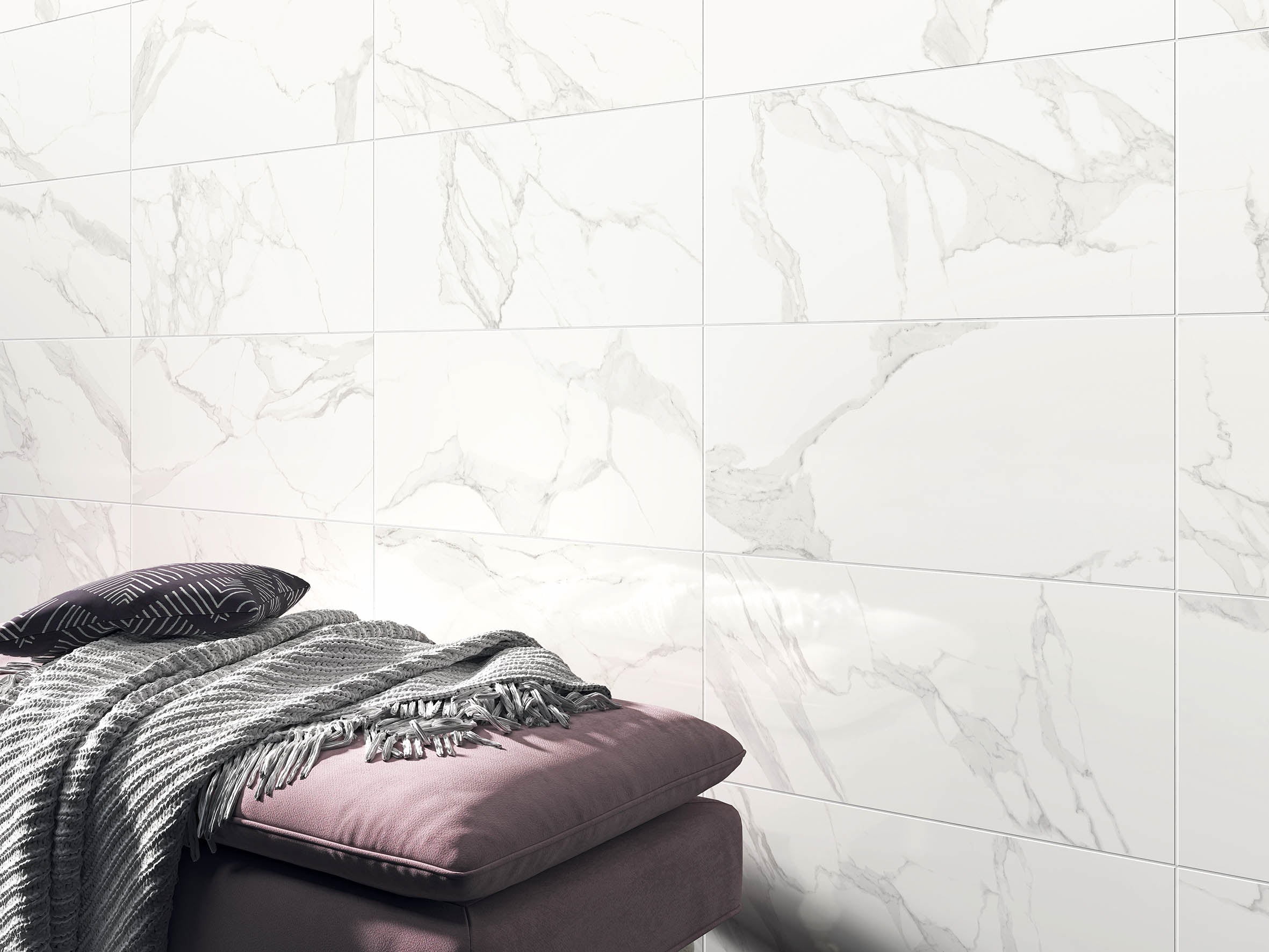 12"x24" Statu Rectified Polished Porcelain Tile