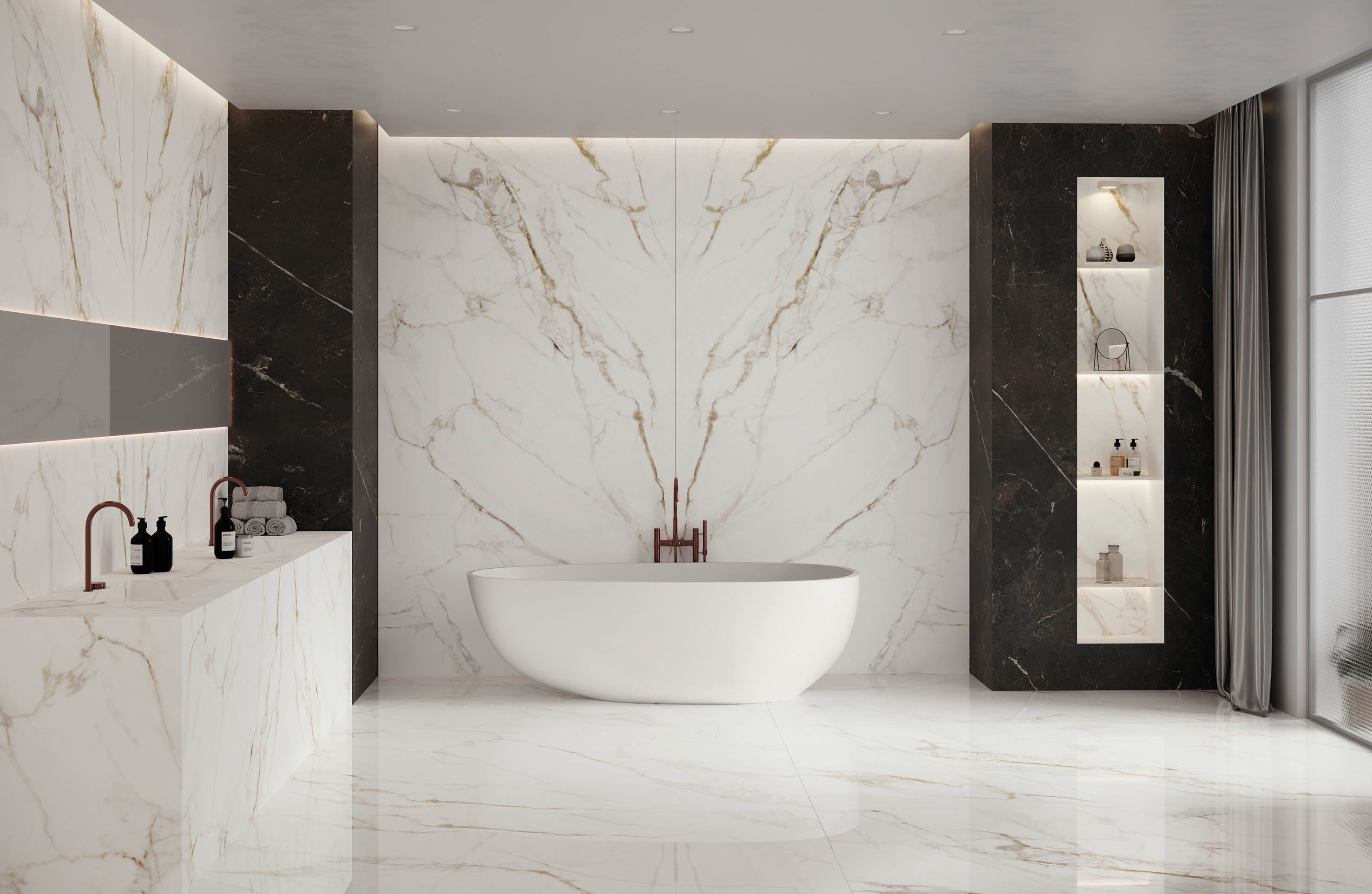 32"x128" Valeria Porcelain Slabs