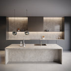 64"x 128" Vista Lead Grey Porcelain Slab