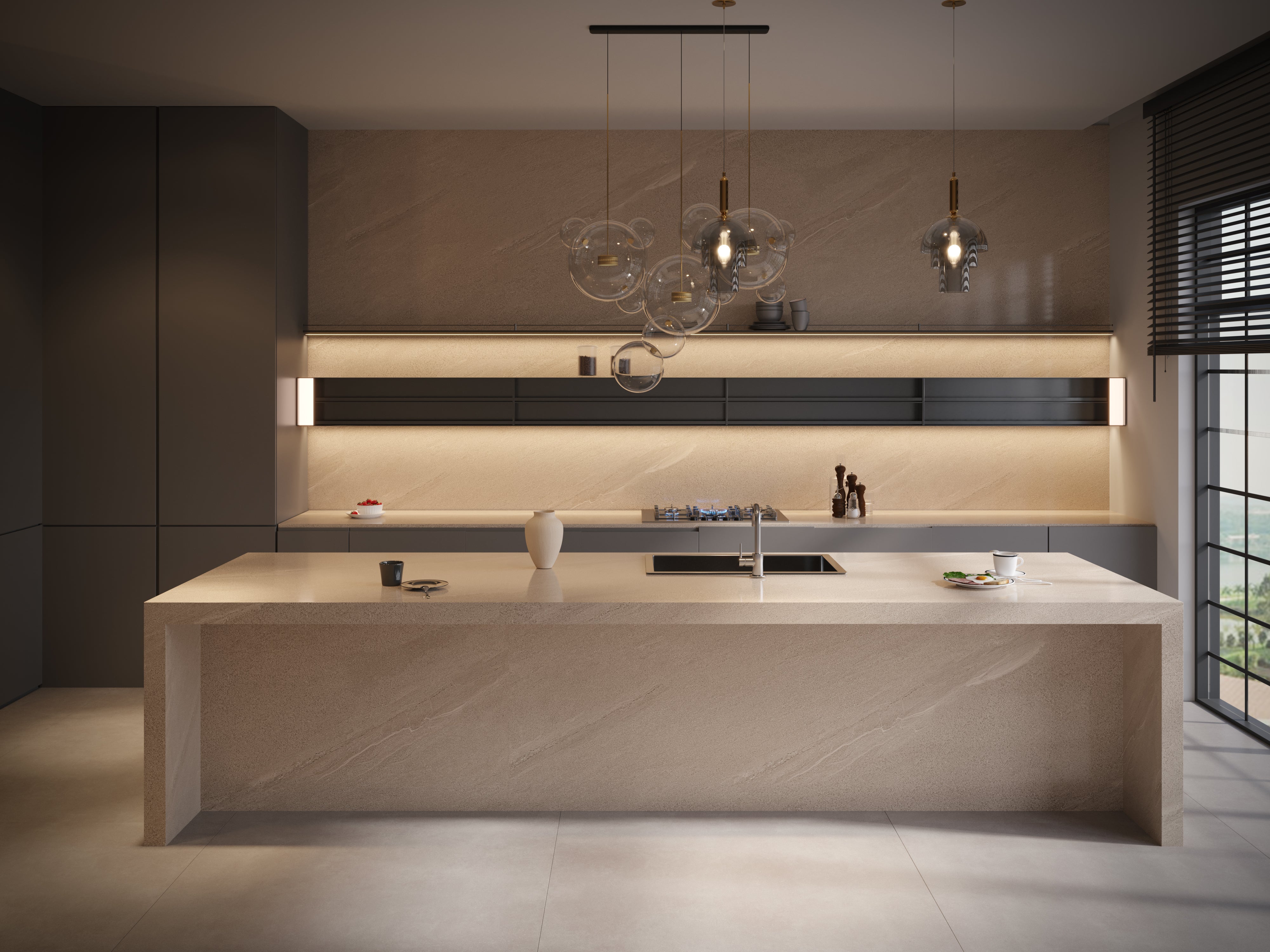 Luton Beige Porcelain Slab