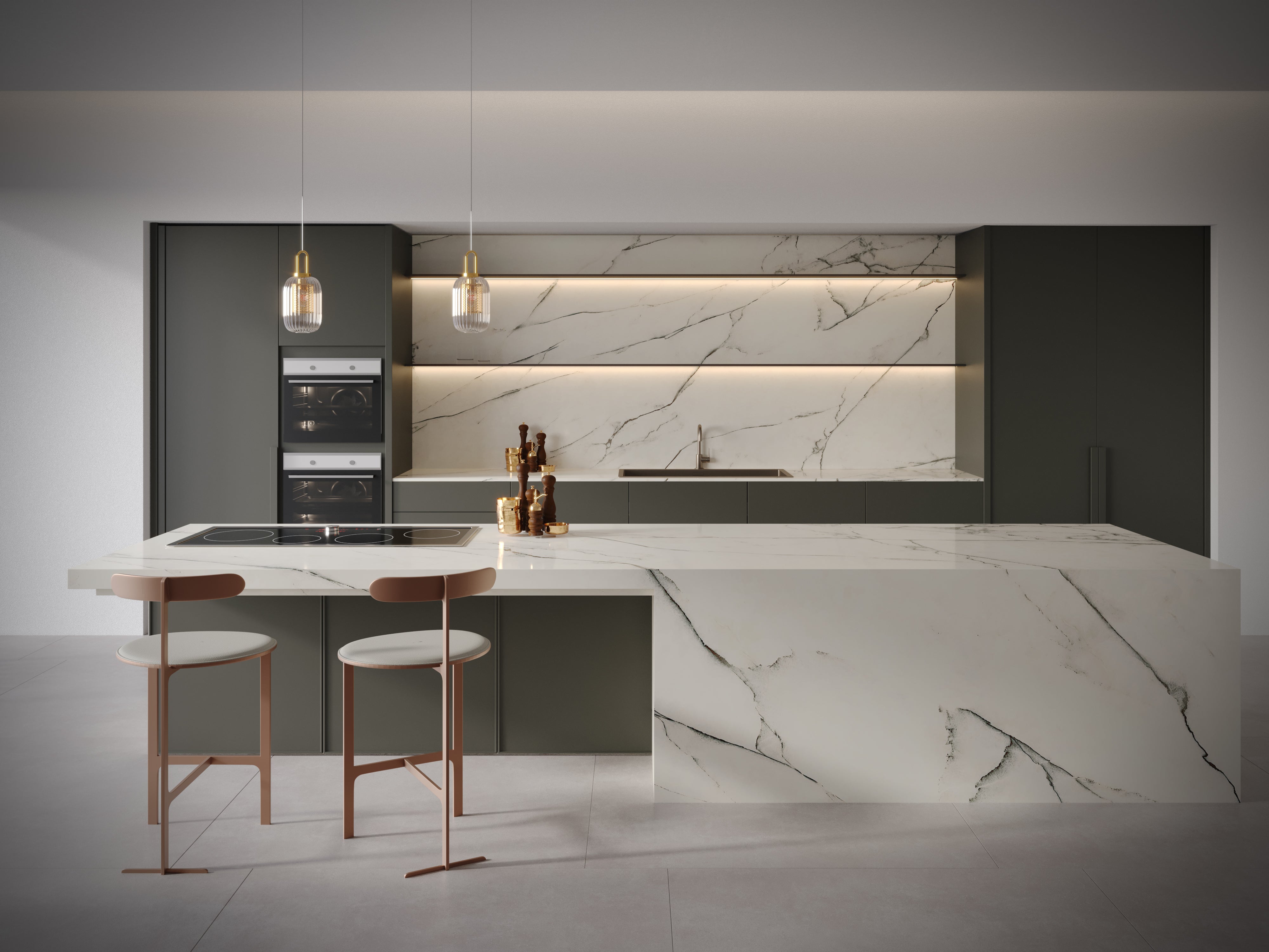 White Forest Porcelain Slab