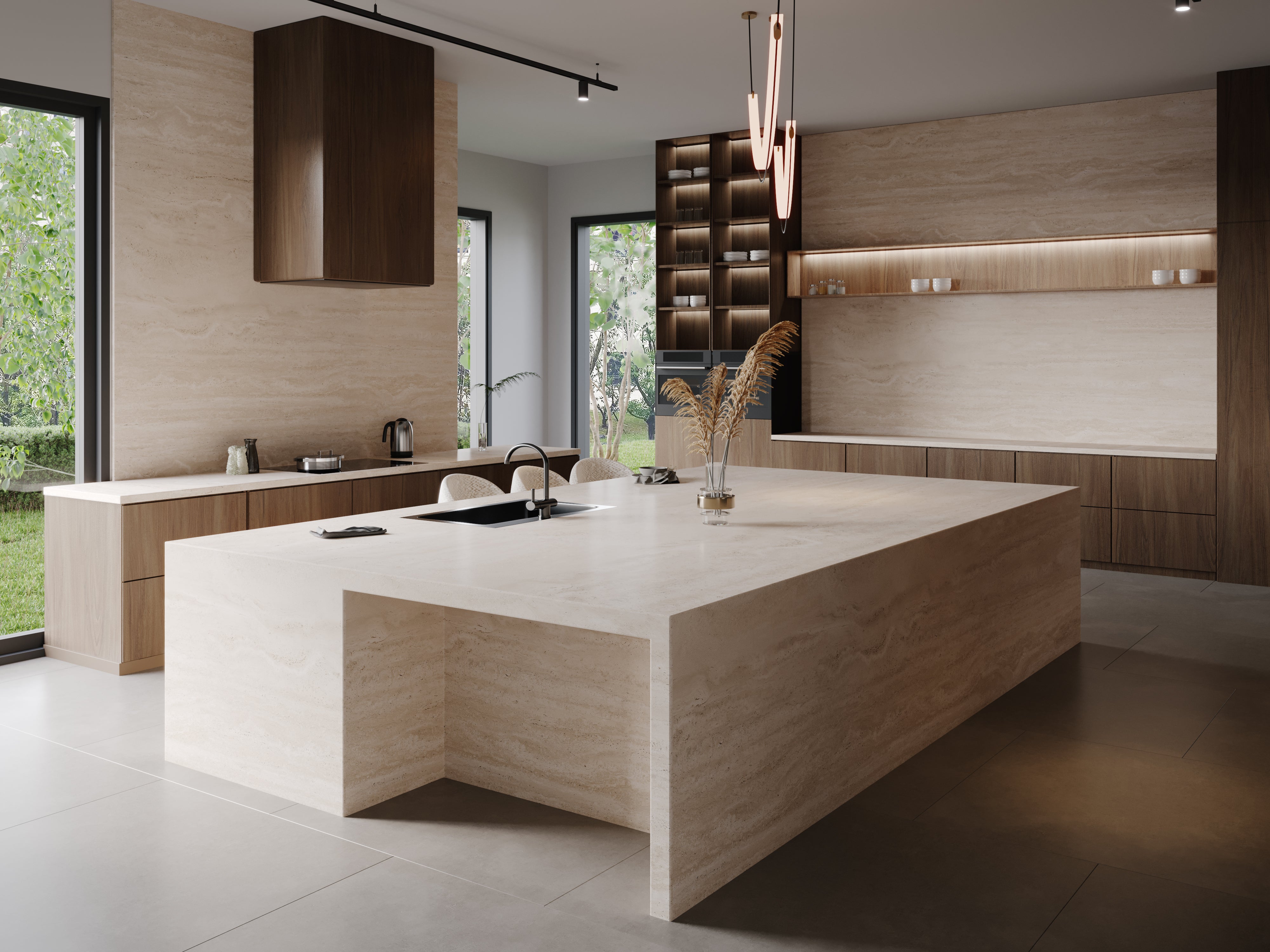 Ravel Beige Porcelain Slab