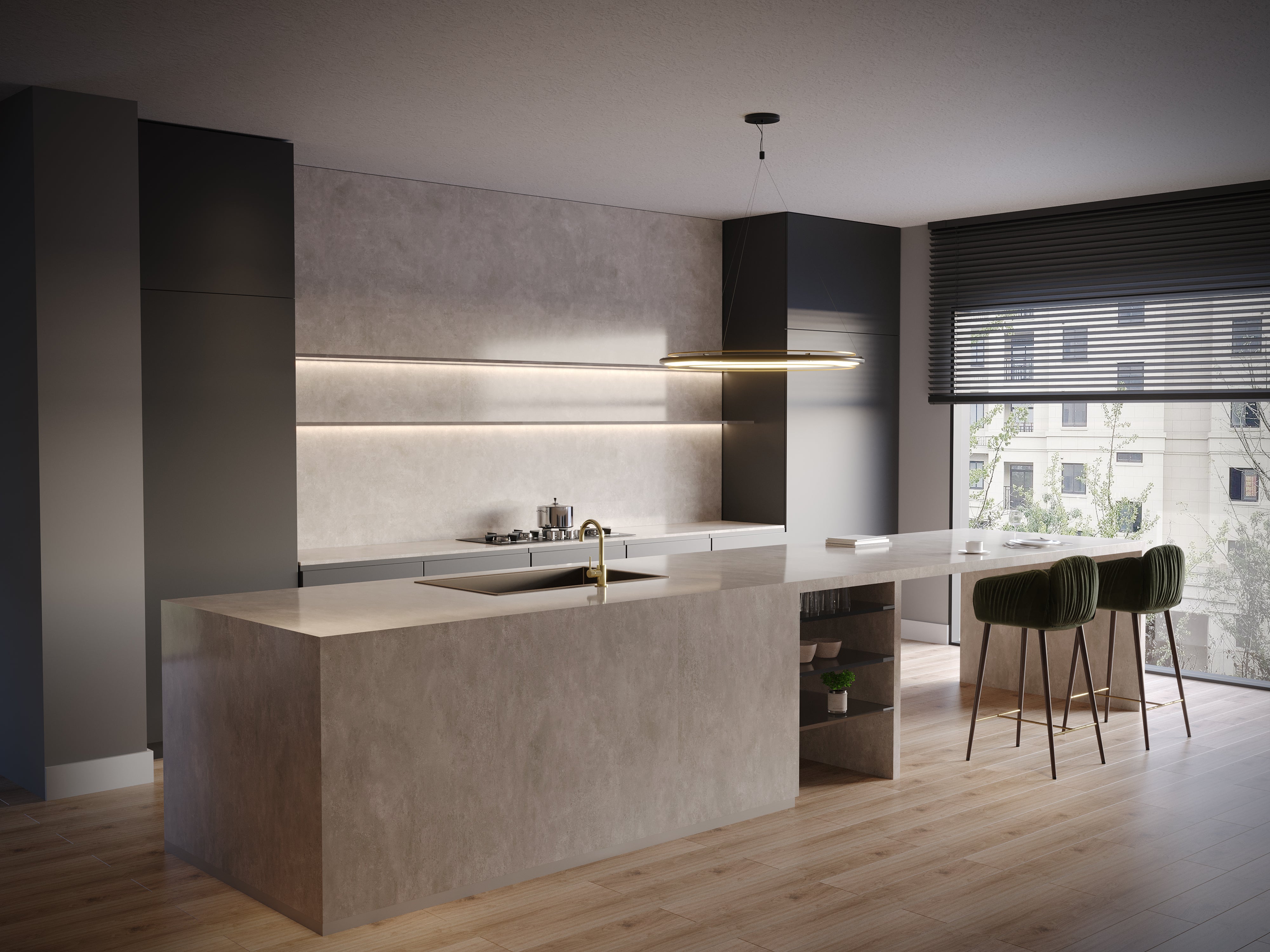 Vista Grey Porcelain Slab