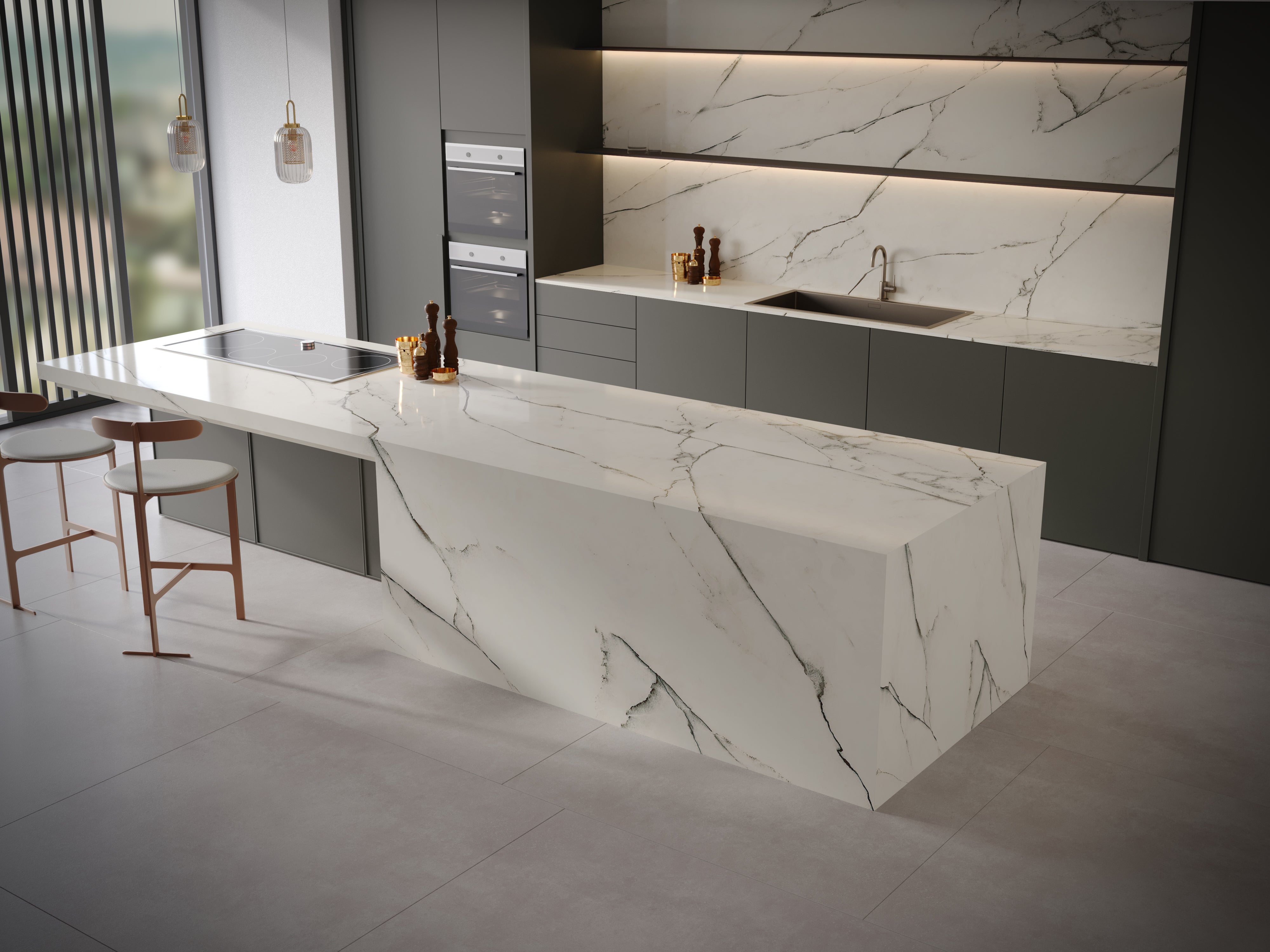 White Forest Porcelain Slab