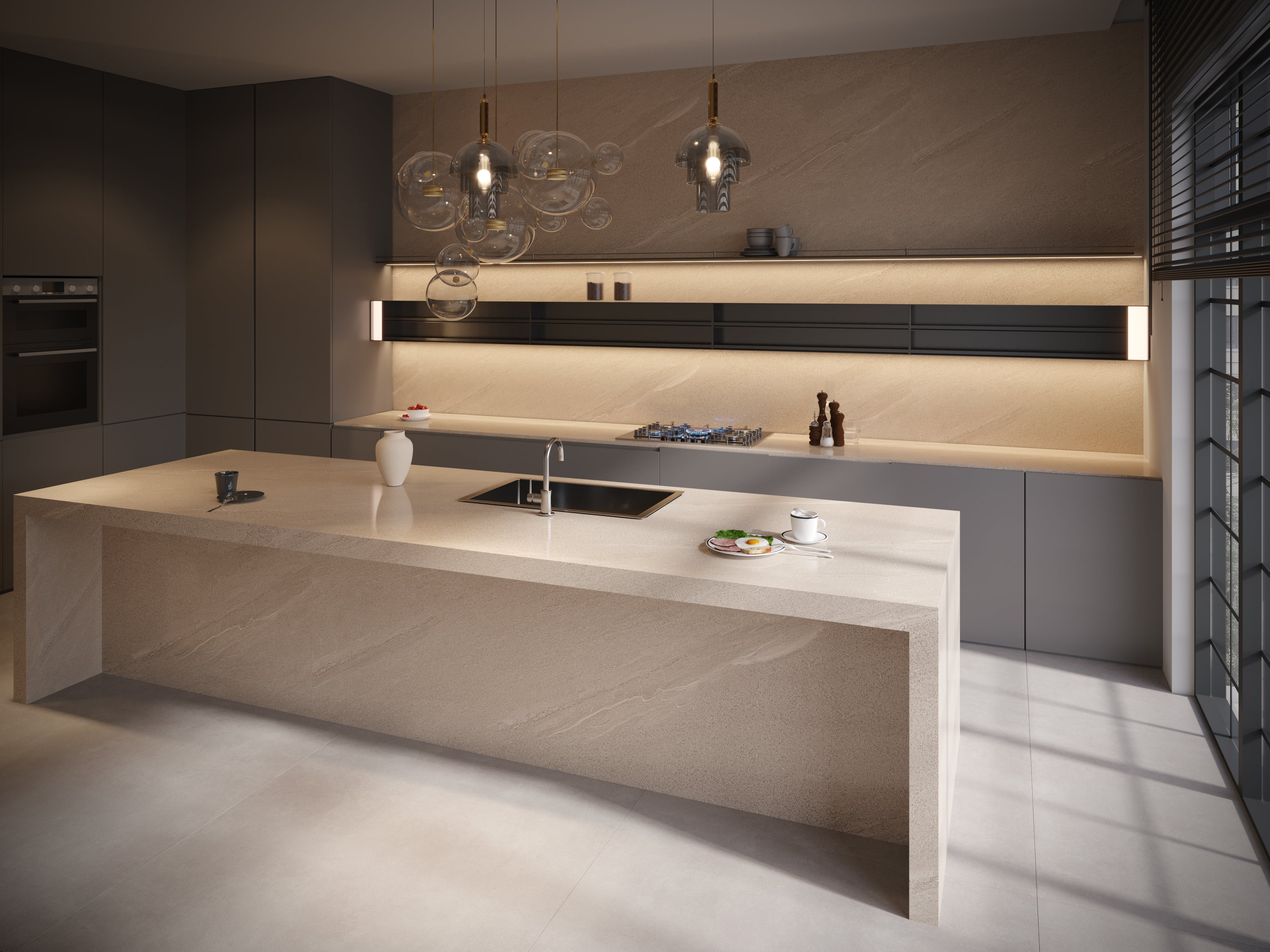 Luton Beige Porcelain Slab