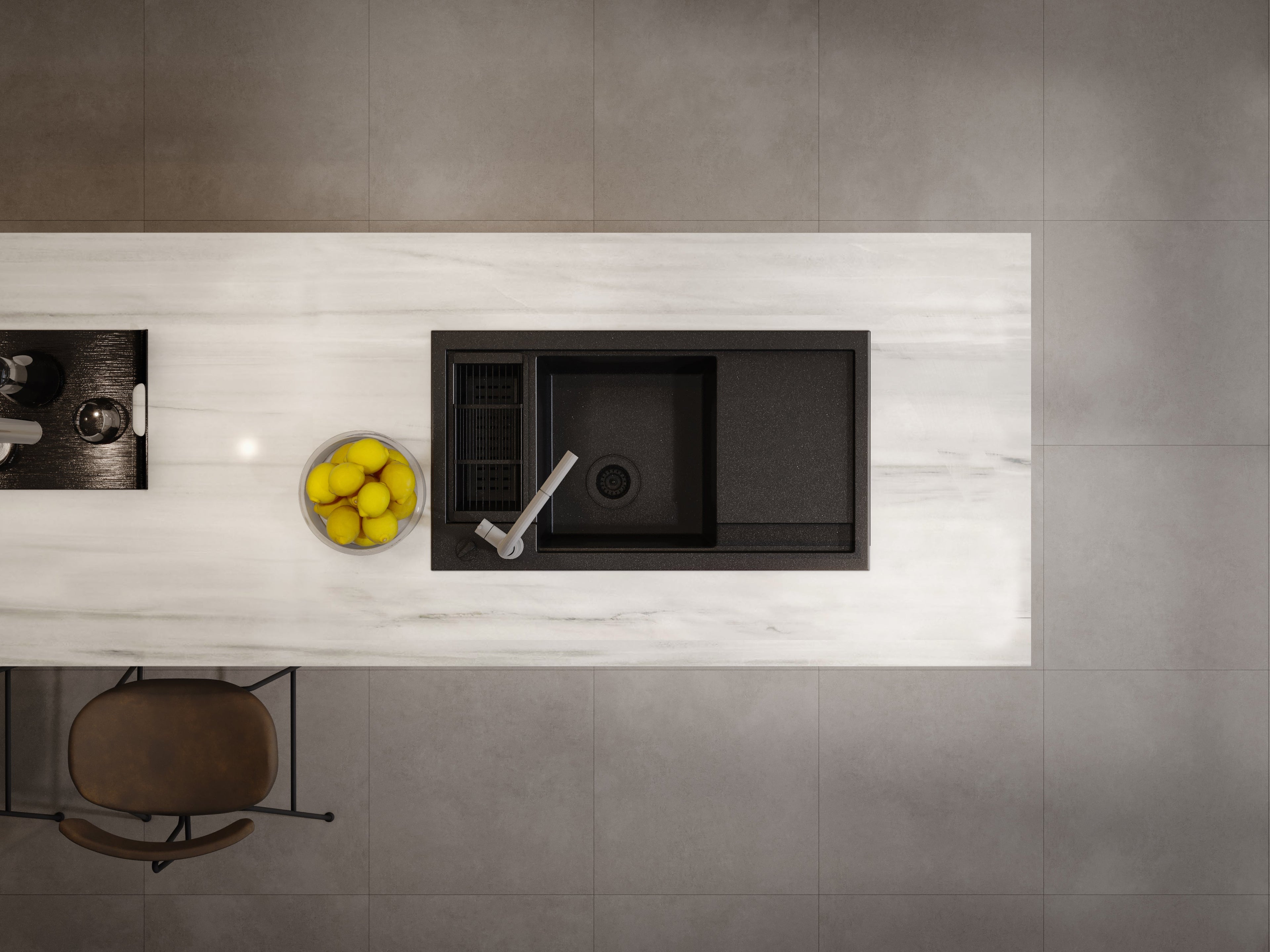 64"x 128" Dolomit Porcelain Slab