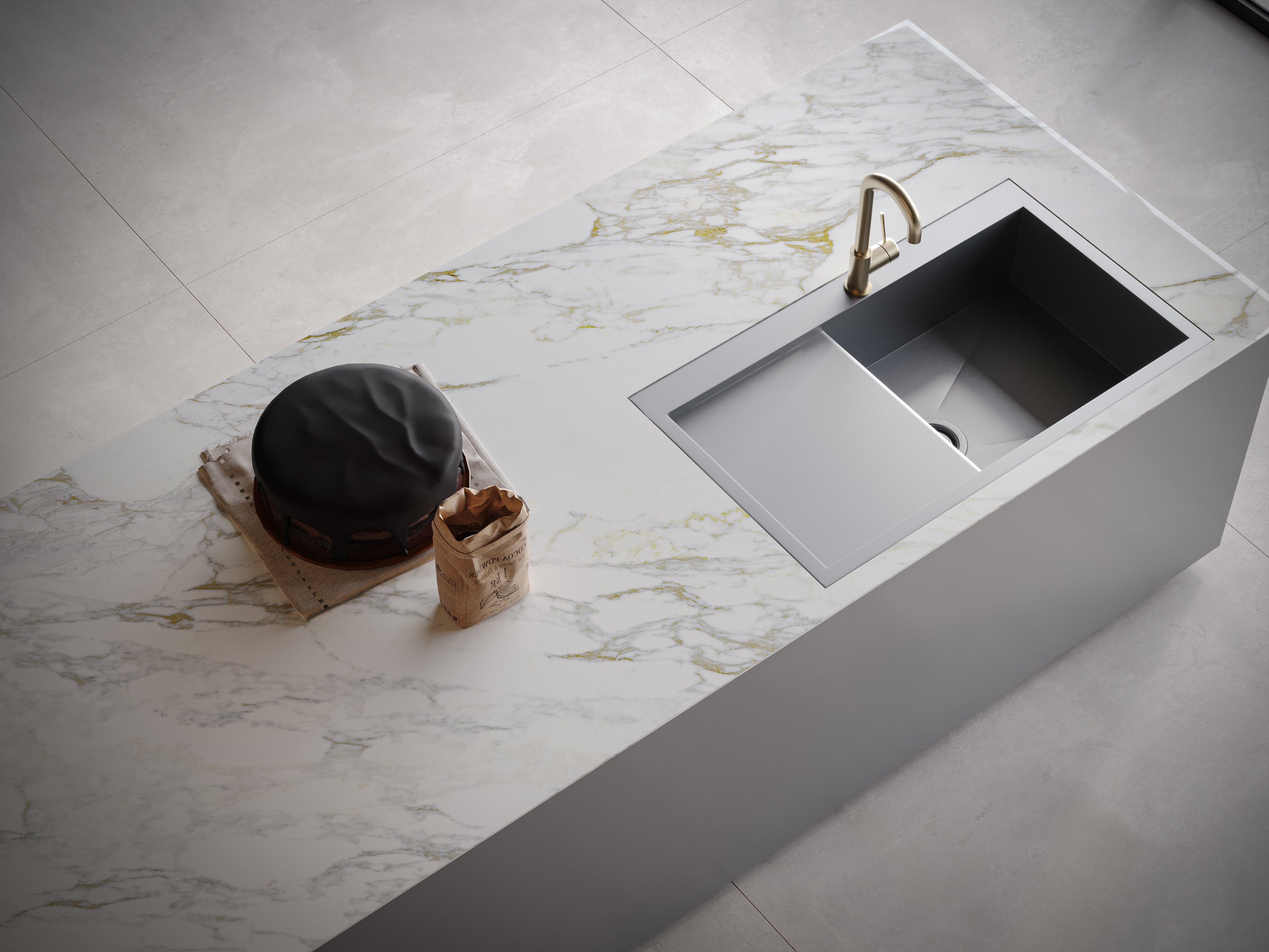 Arabescato Gilda Porcelain Slab