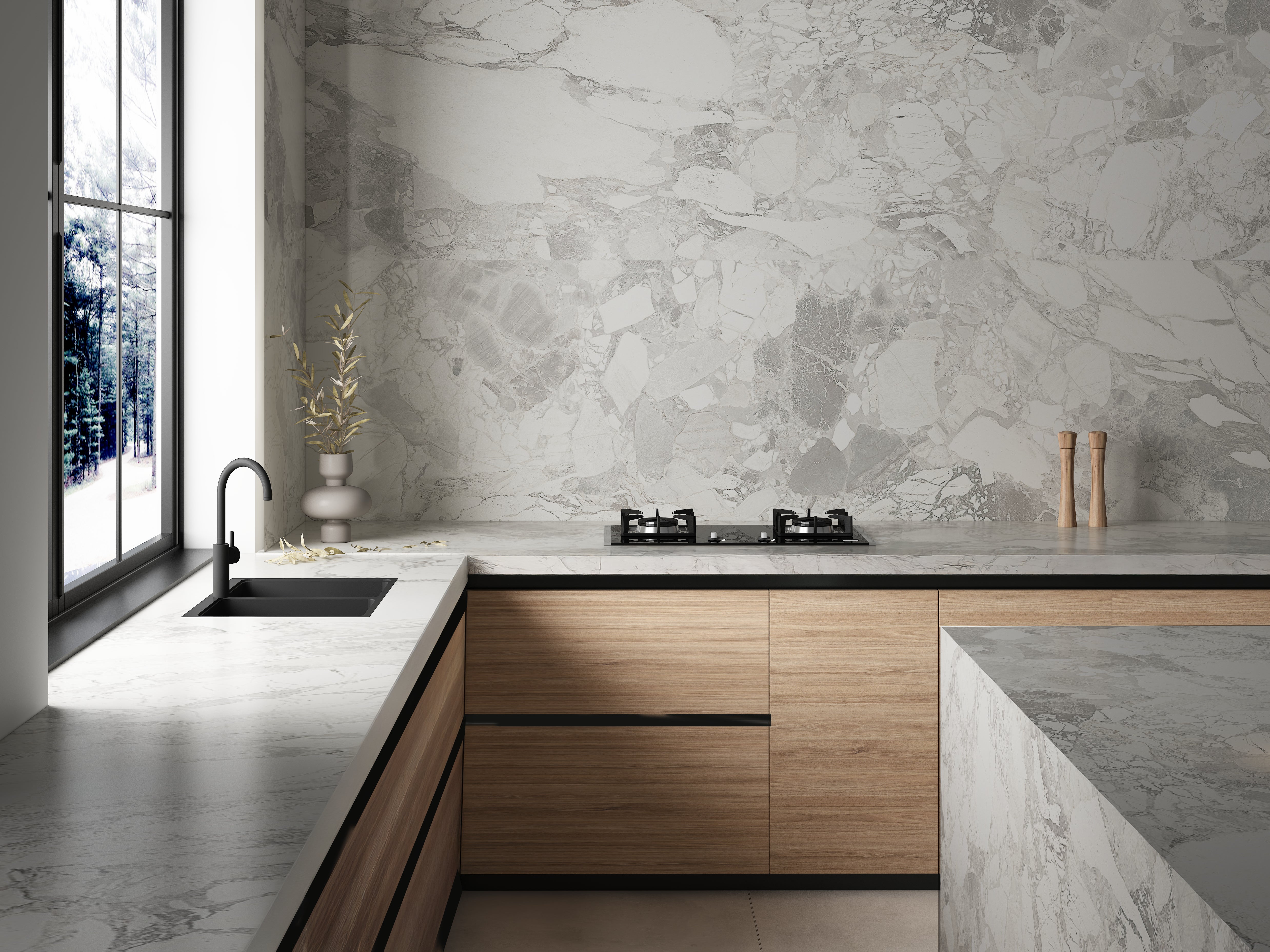 Calacatta Oreo Porcelain Slab