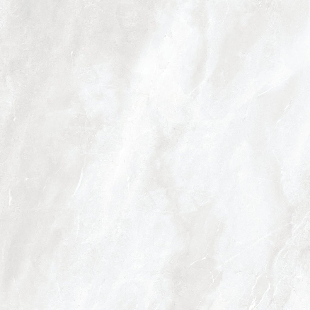 48"x48" Messina White Rectified Polished Porcelain Tile