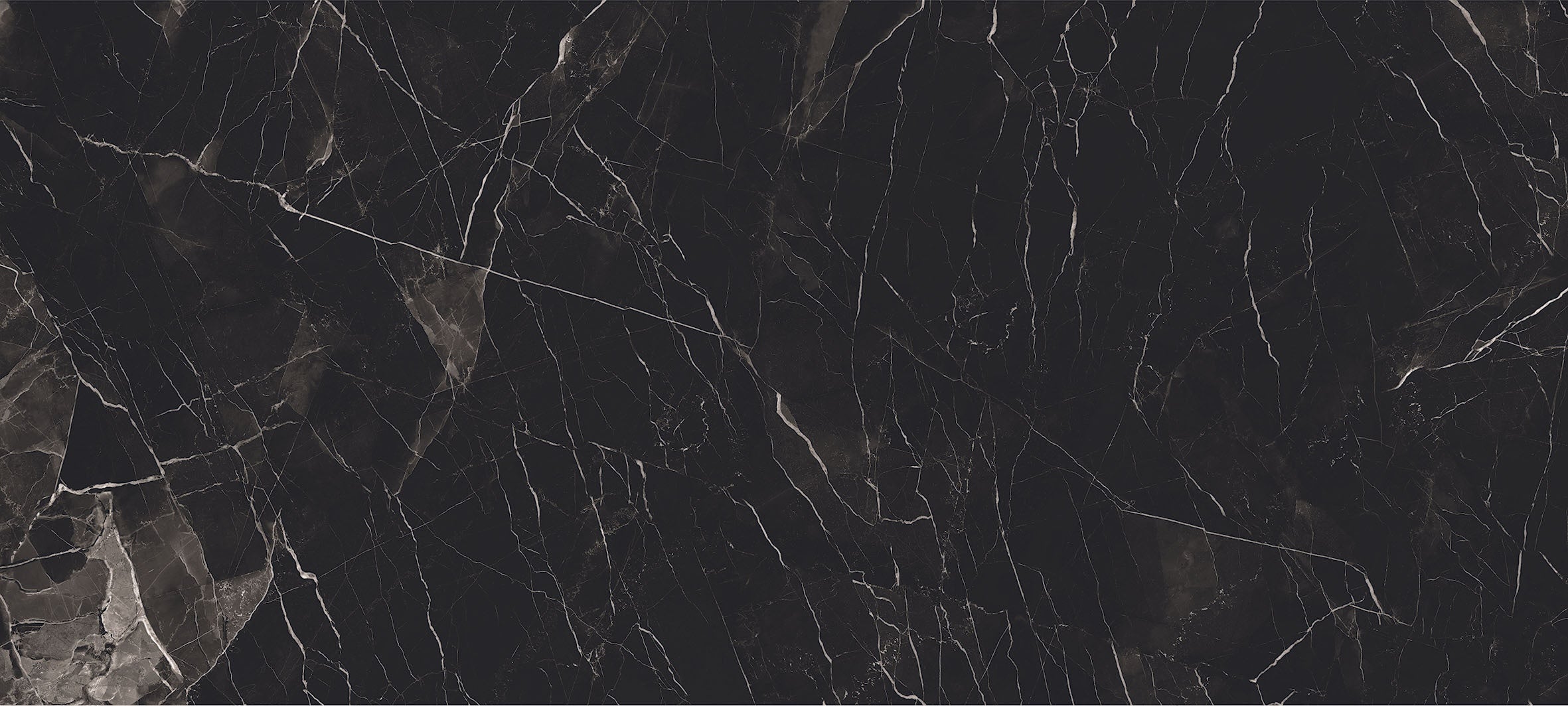 48"x110" Black Calacatta Polished Rectified 6MM