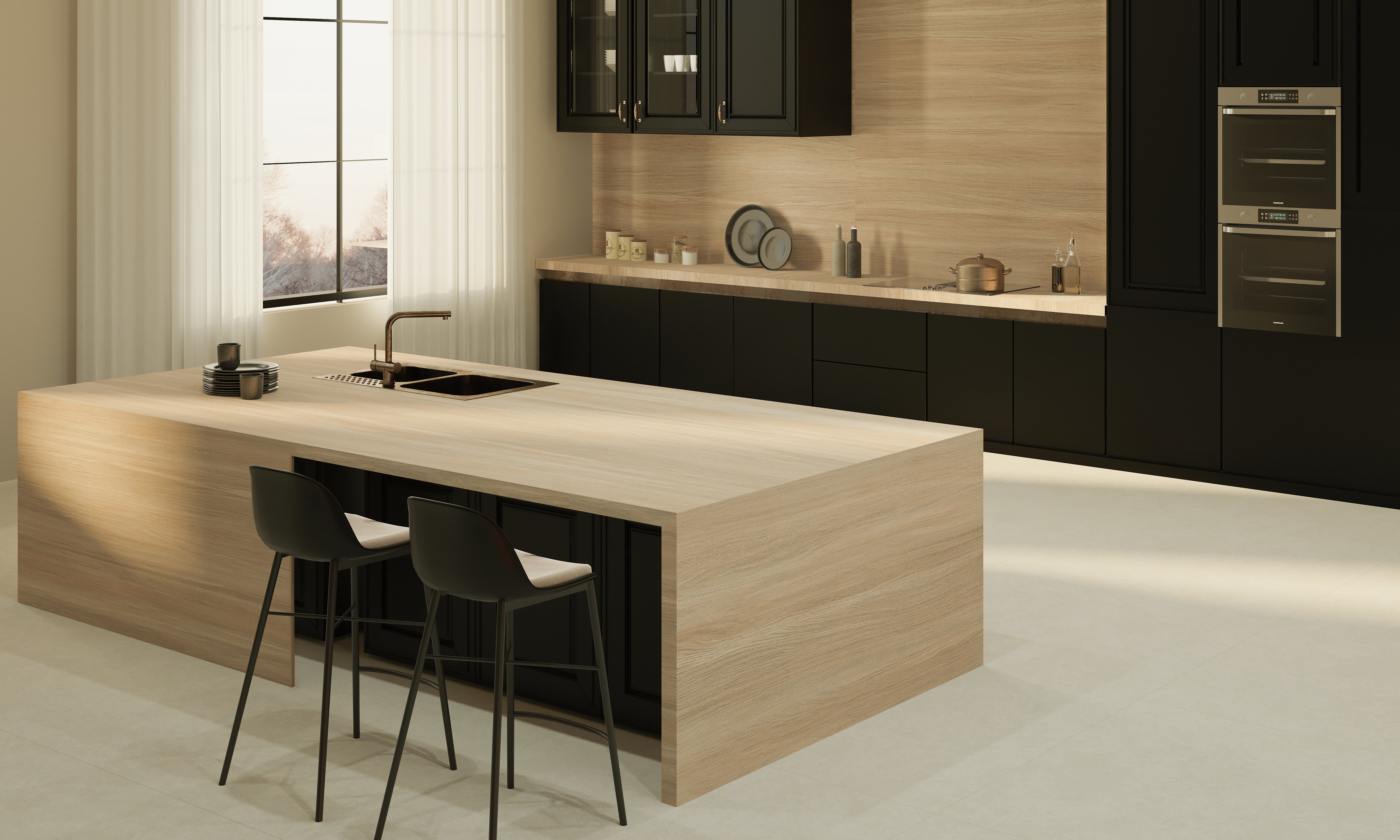 Palmwood Natural Porcelain Slab