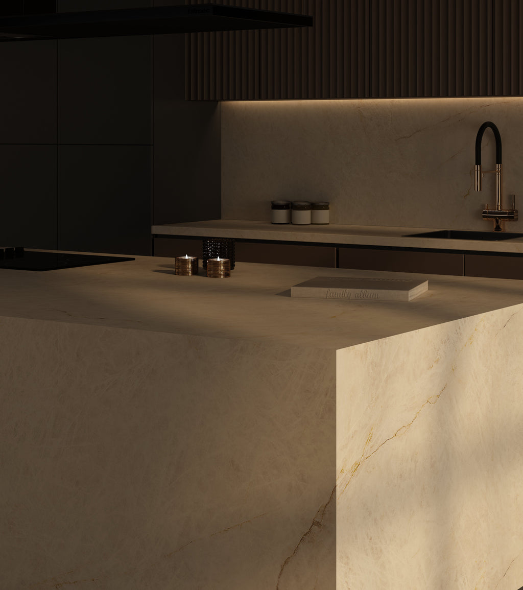 64"x 128" Crystal Luxor Porcelain Slab