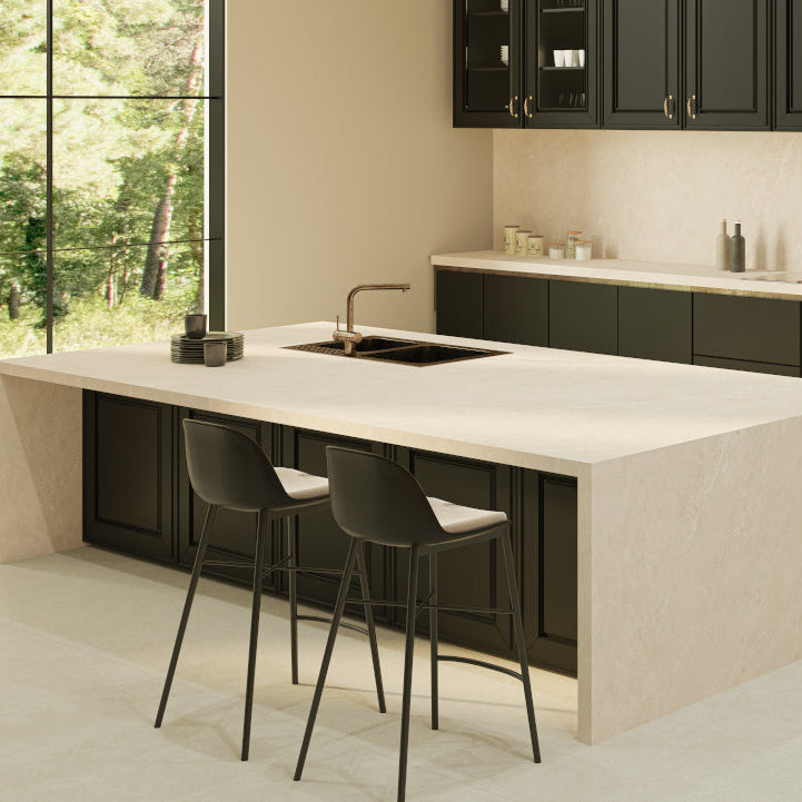 64"x 128" Swan Latte Porcelain Slab