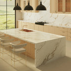 64"x 128" Victoria Gold Porcelain Slab